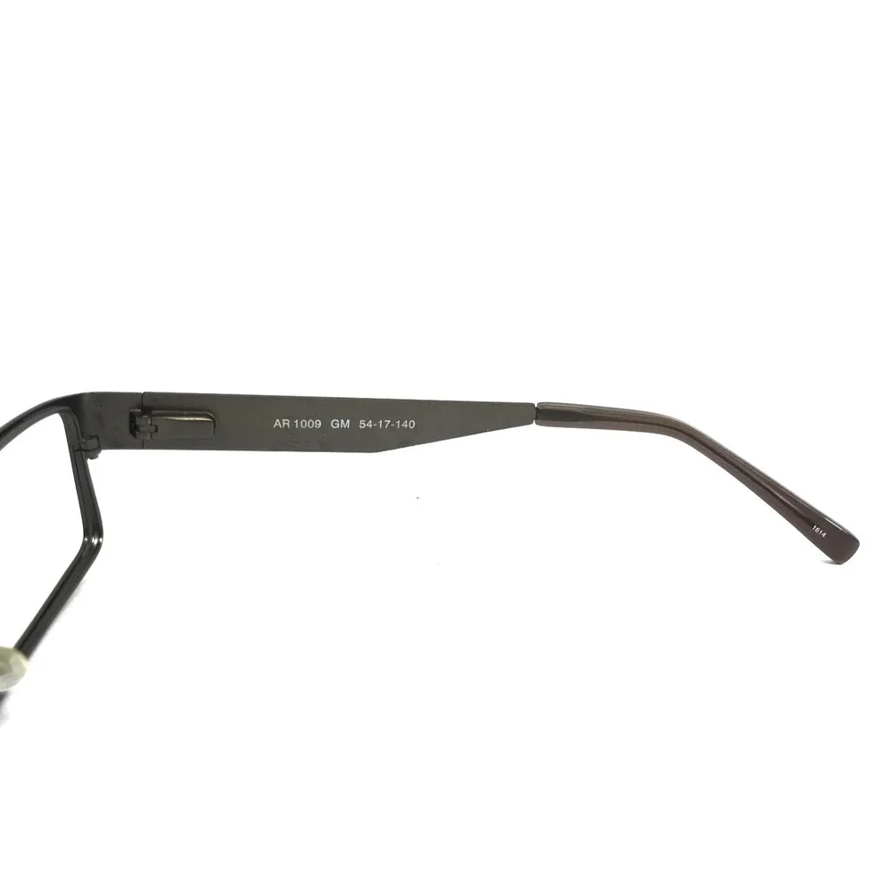 Alberto Romani Eyeglasses Frames AR1009 GM Gunmetal Faux Carbon Fiber 54-17-140